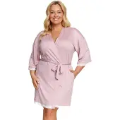 Doctor Nap Badjas Viscose Papaya SWW.7155 42 / XL