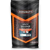 Sonubaits Halibut Spicy Sausage Pellets 3mm – Sterk Geurende Halibut Pellets voor Barbeel en Kopvoorn