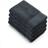 Walra handdoeken 70x140 Soft Cotton - 4-delig - Badlaken 550 g/m² - 100% Katoen - Handdoekenset Antraciet