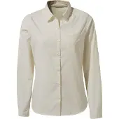 Craghoppers - Women's Kiwi II L/S Shirt - Blouse 42, beige/grijs