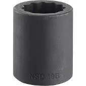 Facom impactdop 34 mm 1/2 12 -kant - NSD.34B