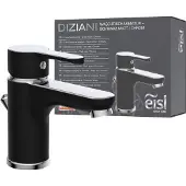 Eisl DIZIANI Badkraan - Mengkraan - Mat Zwart-Chroom