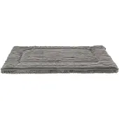 Trixie ligmat lonni ribfluweel grijs 90x65 cm