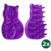 Kong zoomgroom paars 2x 11,5x7x3 cm