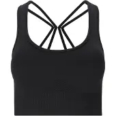 Athlecia - Women's Missori V2 Seamless Bra - Sportbeha XXS/XS, zwart