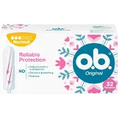 O.B 1+1 Gratis: Original Normal 32 Stuks