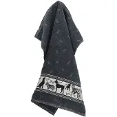 Bunzlau Castle Keukendoek Dogs Anthracite KitchenTowelDogsAnthracite - 60 x 53 cm