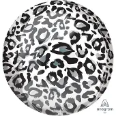 Anagram - Folieballon ORBZ Snow Leopard print (45 cm)