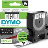 Dymo Tape 45803 (S0720830) Zwart op wit (19 mm)