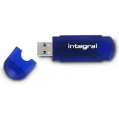 Integral EVO - Clé USB - 128 Go - bleu transparent