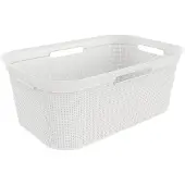 Rotho Brisen Flexibele wasmand 41L wit wit Kunststof Wasmand