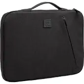 Exacompta Laptophoes Business, voor laptops 13-14'', gewatteerd, handvat & ritsvak, B 370 x D 25 x H 280 mm, post-consumer polyester, zwart