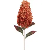Countryfield Kunstbloem paniculata hydrangea oranje oranje Kunststof Kunstbloem