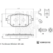 Blue Print ADBP420183 Remblokken