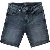 Cars Falcon short dark used blue denim