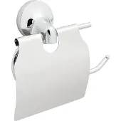 Haceka Aspen toiletrolhouder met klep chroom