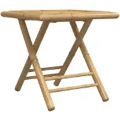 vidaXL Tuintafel inklapbaar 45x45x45 cm bamboe
