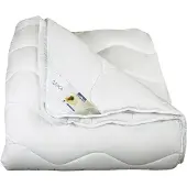 Polydaun Myka dekbed - 4-seizoenen - GRS gerecyclede Isocraft vulling - zeer zacht - eenpersoons - 140x220 cm - wit