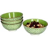 Ritzenhoff & Breker Set van 4 kommen 12cm Lime Sao - Ritzenhoff 744897