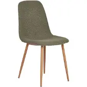 House Nordic Eetkamerstoel Stockholm | polyester groen 44x86x50 cm eetkamerstoelen | NADUVI