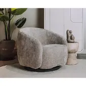 Tower Living Fauteuil Castro Stof Haga 30 Beige (draaibaar)