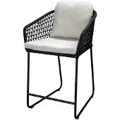 Yoi Barstoel Bara High Dining Zwart / Wool White