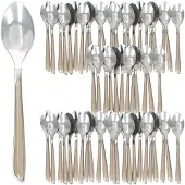 Ritzenhoff & Breker Set van 60 BEAUTY besteklepels taupe - 805543