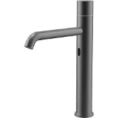 Guido Gusto Wastafelkraan met sensor hoge uitloop Gun metal