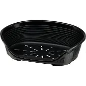 Ferplast Siesta Deluxe 2 Zwarte Plastic Bed voor Kleine Huisdieren