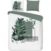 Pure Dekbedovertrek green boho