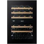 Dunavox DVP-44.120DB wijnkoelkast inbouwkoelkast, nis hoogte 88 cm, zuinig energieklasse F