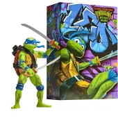 Playmates Teenage Mutant Ninja Turtles Mutant Mayhem Leonardo Comic Con-figuur 18 Cm
