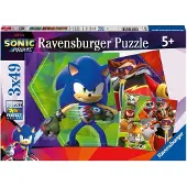 Ravensburger Sonic Prime 3X 49 Stuk Puzzel voor Kinderen vanaf 5 Jaar