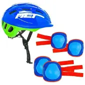Multimarca Helmet+protections Set Rood Kinderen
