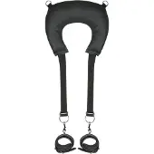 Easytoys Fetish Collection Easytoys Fetish - Pillow & Ankle Cuffs Leg Position Strap - Zwart