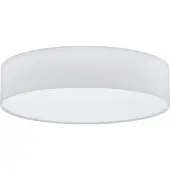 Eglo Plafondlamp Pasteri, dimbaar, wit / opaal, Woon-/ Eetkamer, Textiel / Stof / Zijde, Modern, plafondlamp