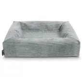 Bia Bed bed rib hoes hondenmand grijs 70x60x15cm