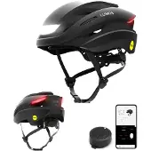 Lumos LHEUT7-M0-BK, zwart, antraciet, helm, uniseks, volwassenen, elektrisch fietsen, zwart, antraciet