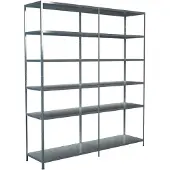 Schulte Legborden zonder grendels, H 2300 x B 2000 x D 500, gegalvaniseerd