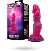 Mythical Mates - Another World Dildo Roze & Paars - 22.4 cm