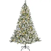 Everlands Imperial Pine Kunstkerstboom Snowy 150cm+LED Sneeuw Sneeuw PVC