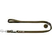 Hunter - V-Lijn - Hondenriem Länge max. 200 cm - Breite 1,3 cm, groen