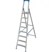 Krause Aluminium trapladder, zonder wielen, 8 treden
