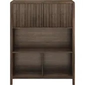En.casa Dressoir Lukkodso walnootkleurig 103x80x28 cm []