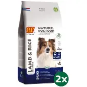 BF Petfood 2x12,5 kg Biofood lam/rijst hondenvoer