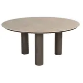 4SO Arizona dining tafel keramiek sabia panna dia. 160 cm blad met poten