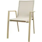 Van der Garde Tuinmeubelen Atmos stapelbare tuinstoel - Latte/Beige