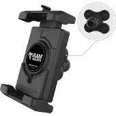 RAM Mount Quick-Grip Pro XL Telefoonhouder met Kogel en Trillingdemper RAM-HOL-PD7BVU