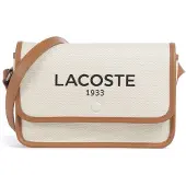 Lacoste Schoudertas 'Heritage Canvas' wit