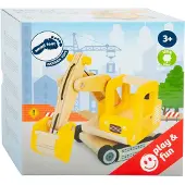 Small Foot - Houten Graafmachine Geel